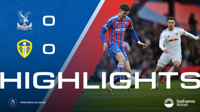 FIRST HALF DRAMA Crystal Palace 0-0 Leeds United Premier League Highlights