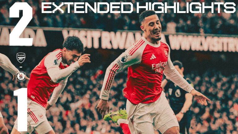 EXTENDED HIGHLIGHTS Arsenal v Chelsea (1-4) Saliba, Timber Premier League