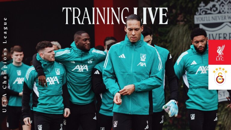 TRAINING LIVE: Liverpool vs Galatasaray UEFA Champions League Preparation