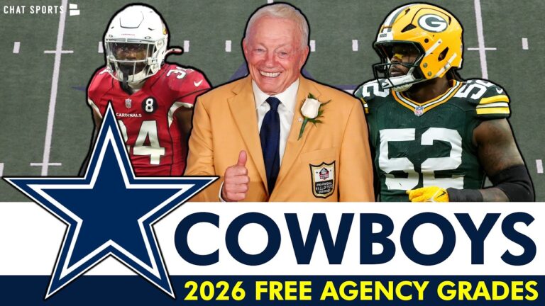 Cowboys Free Agency Grades For 2026 Tracking The Signings, Re-Signings, Trades & Losses (So Far)