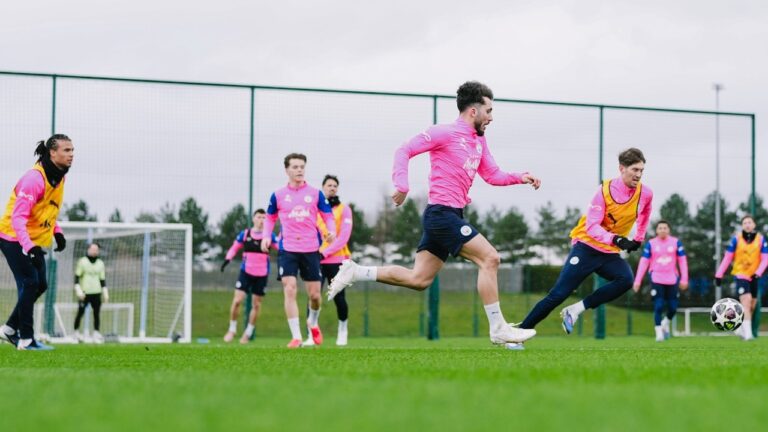 City TRAIN Ahead of Real Madrid Return Leg UEFA Champions League