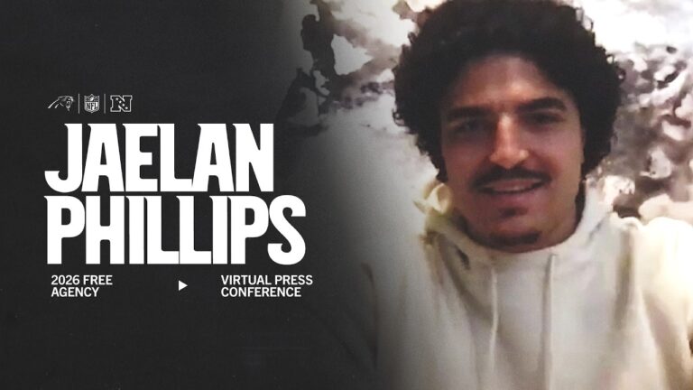Jaelan Phillips Virtual Introductory Press Conference Carolina Panthers