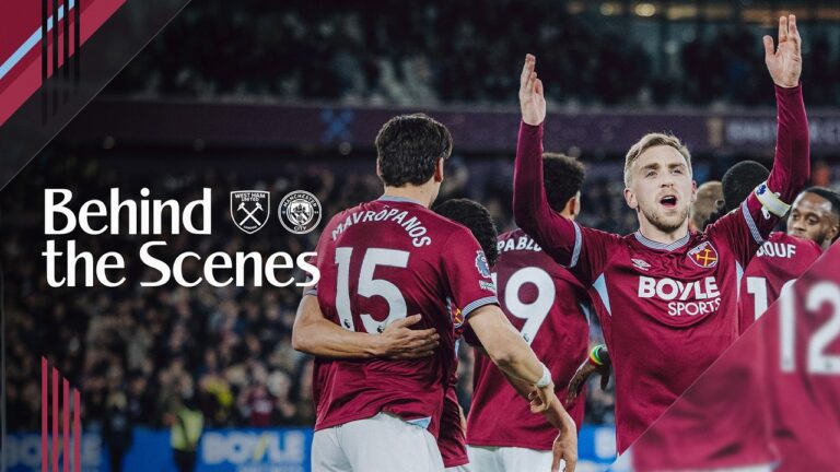 Mavropanos HALTS City West Ham 1-1 Manchester City Behind the Scenes