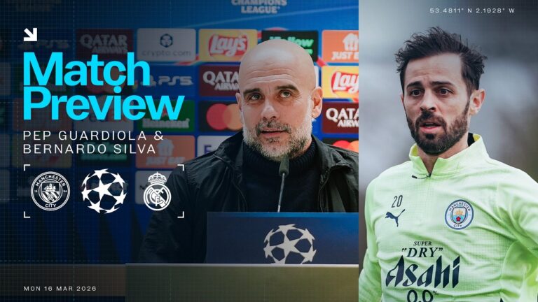 MATCH PREVIEW! Pep: Let’s try to seize this incredible opportunity Man City v Real Madrid
