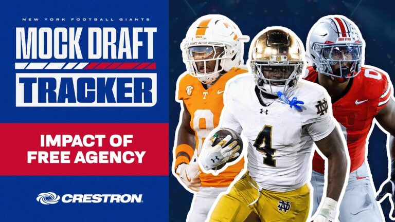 Mock Draft Tracker 6.0: Impact of Free Agency New York Giants