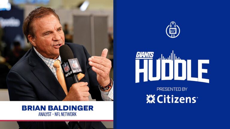 NFL Network&39s Brian Baldinger Giants Huddle New York Giants