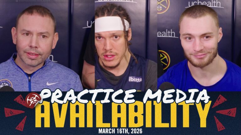 Denver Nuggets Practice Media Prior To 76ers 3 16 26