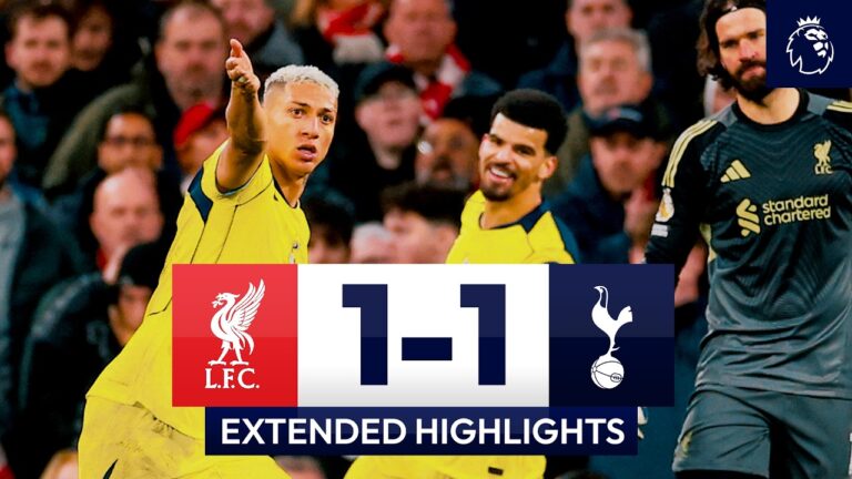 Liverpool 1-1 Spurs Premier League Extended Highlights