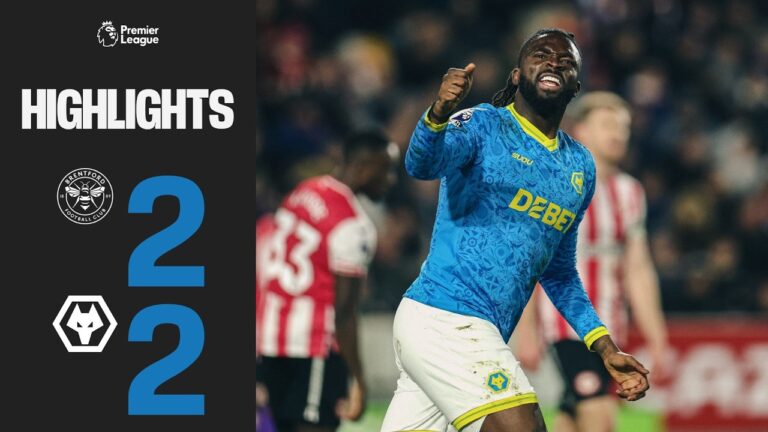 Two goal comeback earns a point! Brentford 2-2 Wolves Highlights