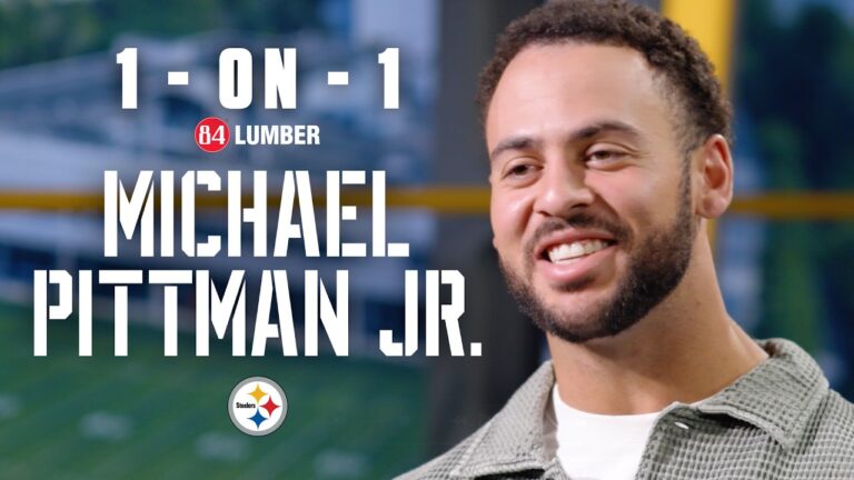 Exclusive Interview with Michael Pittman Jr. 1-on-1 Pittsburgh Steelers