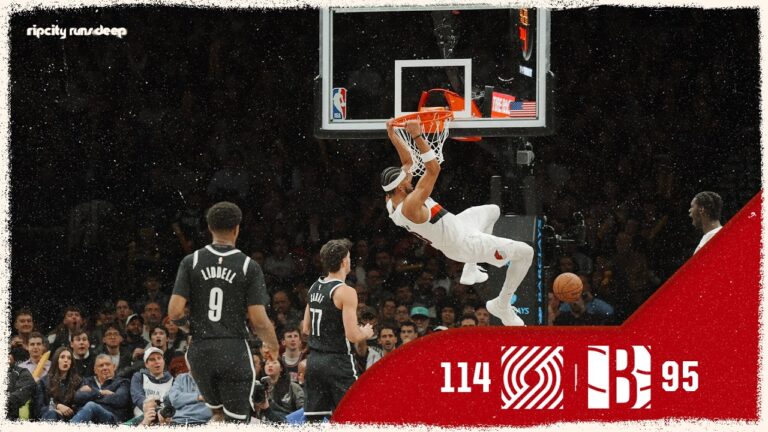 Portland Trail Blazers 114, Brooklyn Nets 95 Game Highlights March 16, 2026