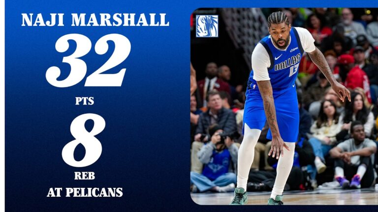 Naji Marshall (32 PTS 8 REB) at New Orleans Pelicans March 16, 2026