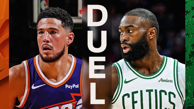 Jaylen Brown (41 PTS) & Devin Booker (40 PTS) TOE-TO-TOE in Boston March 16, 2026