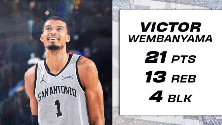 A Double-double Night For Wemby In Inglewood!