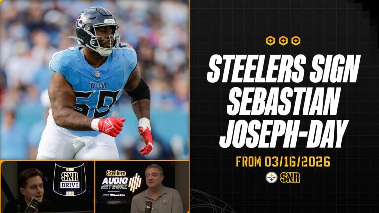 Steelers Announce Signing of DT Sebastian Joseph-Day SNR Drive Pittsburgh Steelers