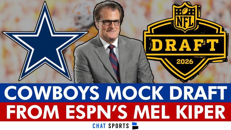 Dallas Cowboys Mock Draft From Mel Kiper: NEW Picks For Dallas After 2026 NFL Free Agency