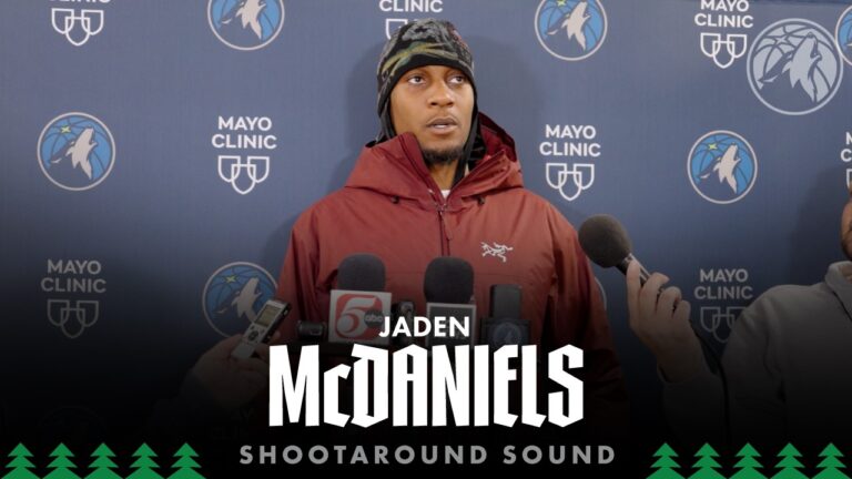Got To Be Aggressive. Jaden McDaniels Shootaround Sound 03.17.26