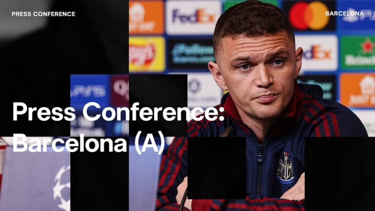 PRESS CONFERENCE Kieran Trippier pre-Barcelona (A)