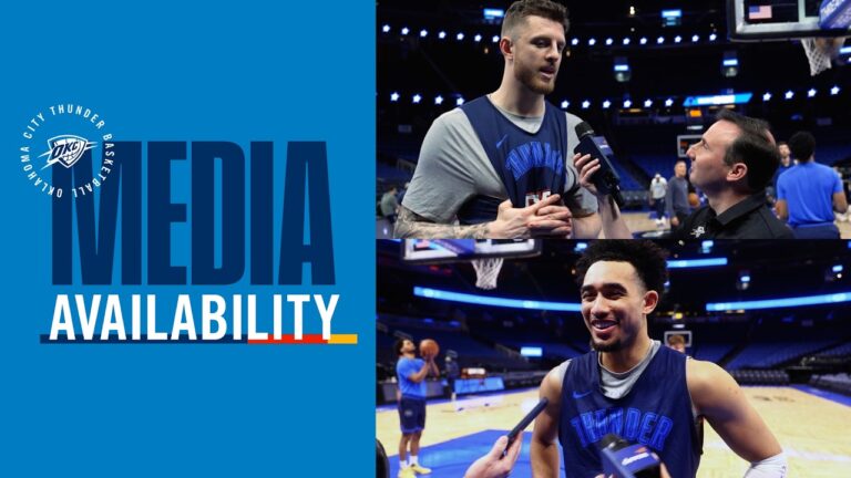 Shootaround Media with Jared One on One with Isaiah March 17, 2026 OKC Thunder
