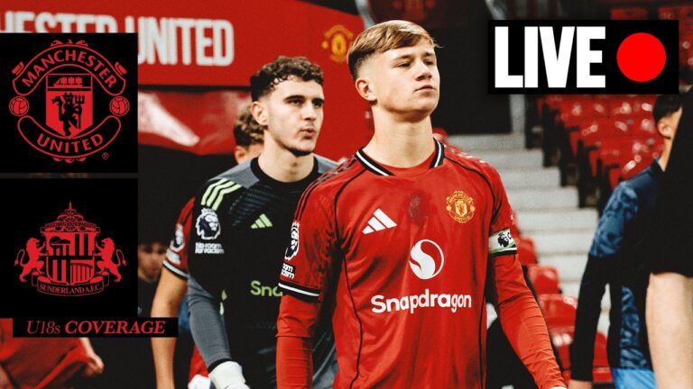 LIVE Man Utd U18s v Sunderland U18s FA Youth Cup FULL MATCH COVERAGE
