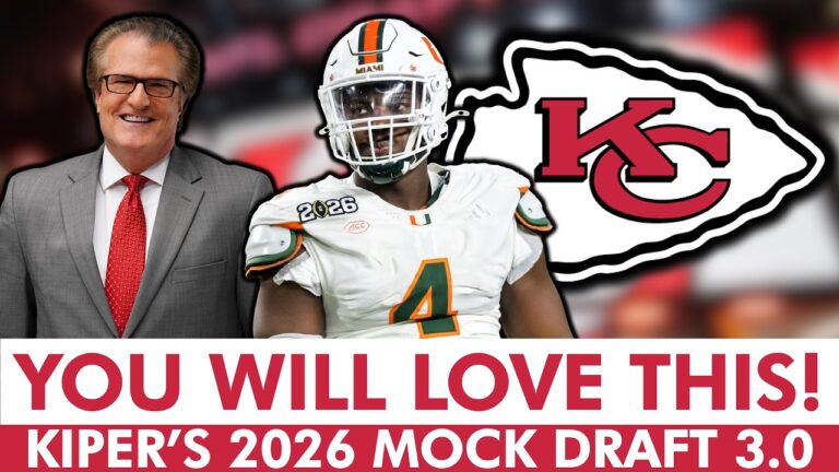 Chiefs Fans Will LOVE This! Mel Kiper Jr. 2026 NFL Mock Draft 3.0 Reaction