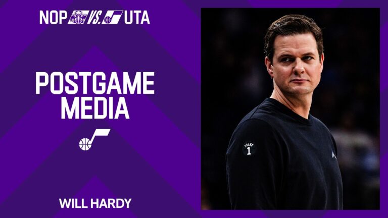 Will Hardy reviews Utah’s second-half urgency, discusses Keyonte’s return vs. New Orleans