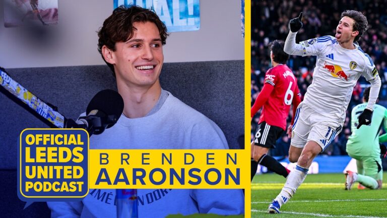 Brenden Aaronson I was putting too much pressure on myself The Official Leeds United Podcast