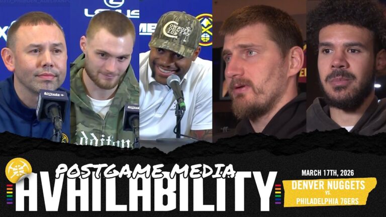 ALL Denver Nuggets Postgame Media vs. PHI
