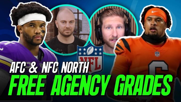 2026 AFC & NFC North Free Agency Grades PFF NFL Show