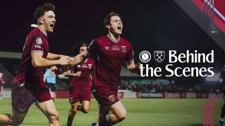 Heartbreak for U21s Boreham Wood 2-2 West Ham United U21 (7-6 After Pens) Behind the Scenes