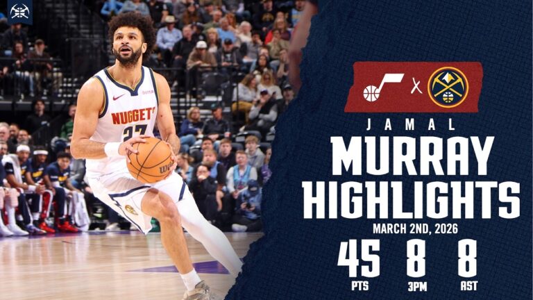 Jamal Murray GOES OFF Game Highlights vs. UTA