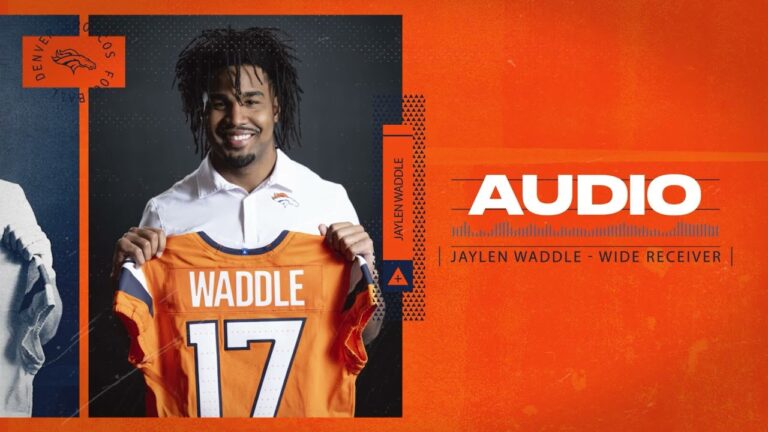 WR Jaylen Waddle on joining Broncos: It feels like home, feels like family