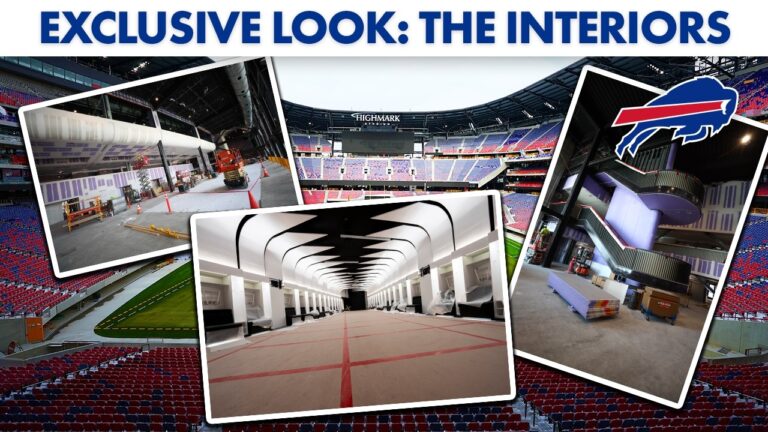 Exclusive Look Inside The Locker Room And Interiors Of The Buffalo Bills Stadium!