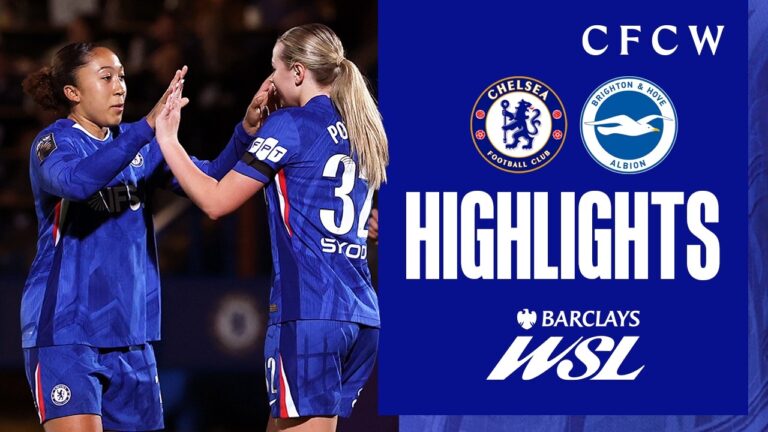 Chelsea Women 2-1 Brighton & Hove Albion Women HIGHLIGHTS WSL 2025 26