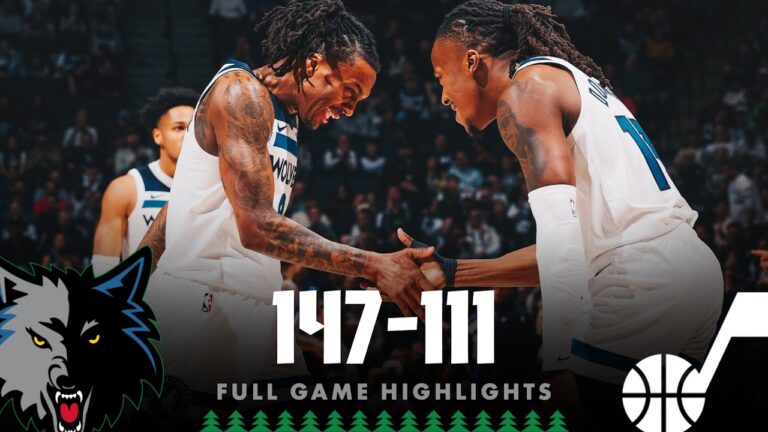 Minnesota Timberwolves TAKE DOWN Utah Jazz, 147-111 03.18.26
