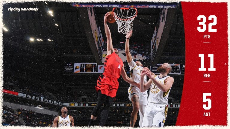 Deni Avdija Has A DOUBLE-DOUBLE In Win Over Pacers Tonight Portland Trail Blazers March 18, 2026