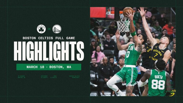 The Boston Celtics take down The Golden State Warriors 120-99