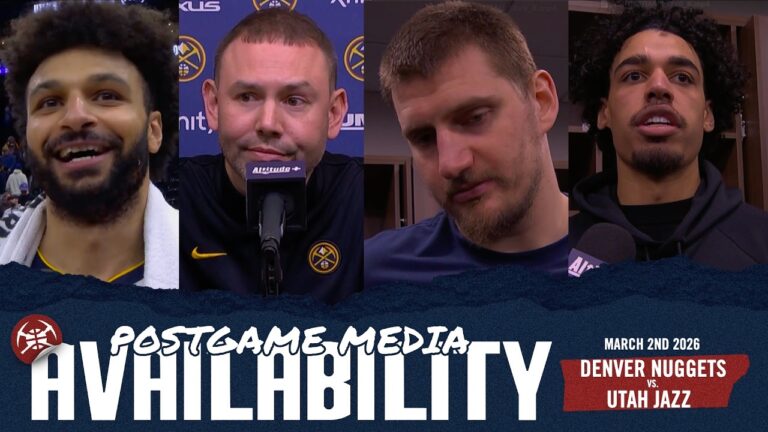 ALL Denver Nuggets Postgame Media vs. UTA