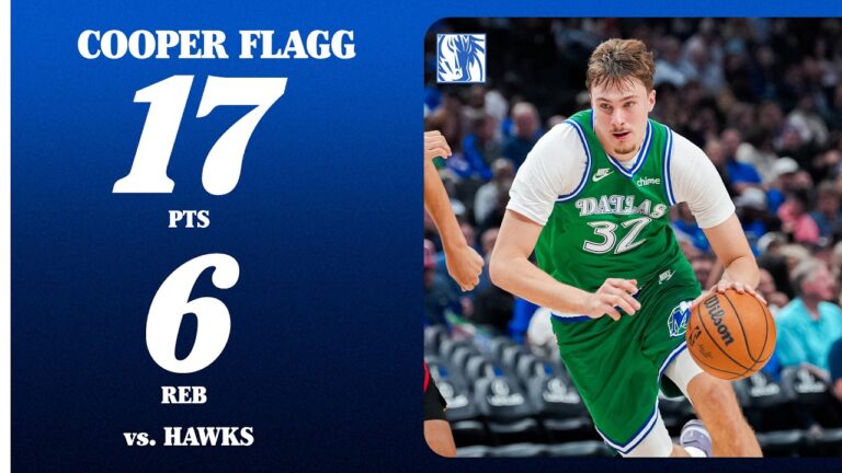 Cooper Flagg (17 PTS 6 REB 5 AST) vs. Atlanta Hawks March 18, 2026