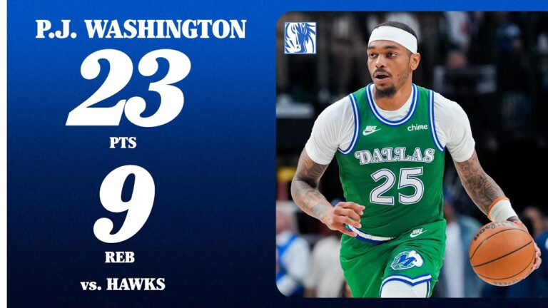 P.J. Washington (23 PTS 9 REB) vs. Atlanta Hawks March 18, 2026