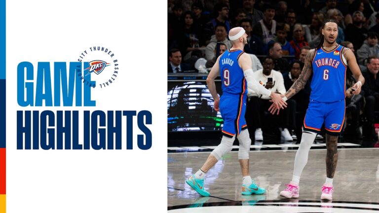 OKC Thunder at Brooklyn Nets Game Highlights March 18, 2026