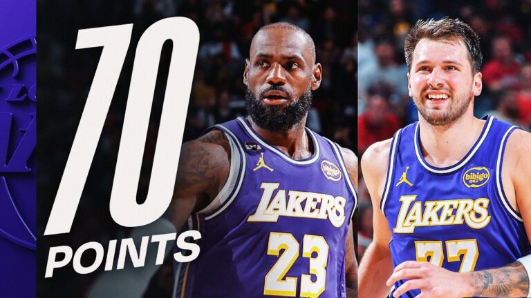 LeBron & Luka MAKE HISTORY & Combine for 70 POINTS vs Rockets March 18, 2026
