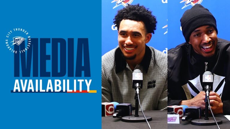 Postgame Media Availability with Jared McCain and Aaron Wiggins March 18, 2026