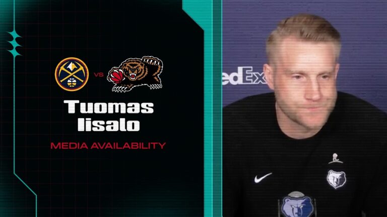 Tuomas Iisalo Press Conference Grizzlies vs. Nuggets