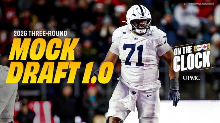 Steelers Three-Round Mock Draft 1.0 On the Clock Pittsburgh Steelers