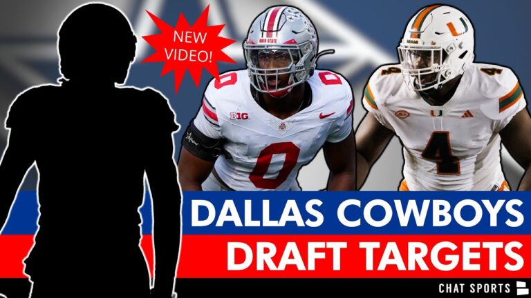 UPDATED Cowboys Round 1 Draft Targets After Week 1 Of NFL Free Agency Cowboys Draft Rumors
