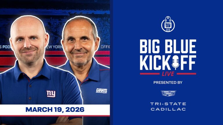March 19, 2026 Big Blue Kickoff Live New York Giants