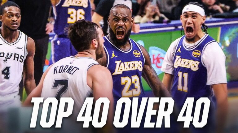 LeBrons Top 40 Dunks At 40