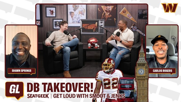 Carlos Rogers, Shawn Springs Join & We’re Going to London Town! Get Loud Washington Commanders