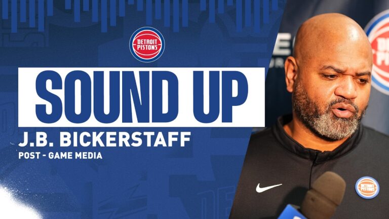 Post-Game Press Conference: J.B. Bickerstaff Pistons vs. Wizards 03.19.26